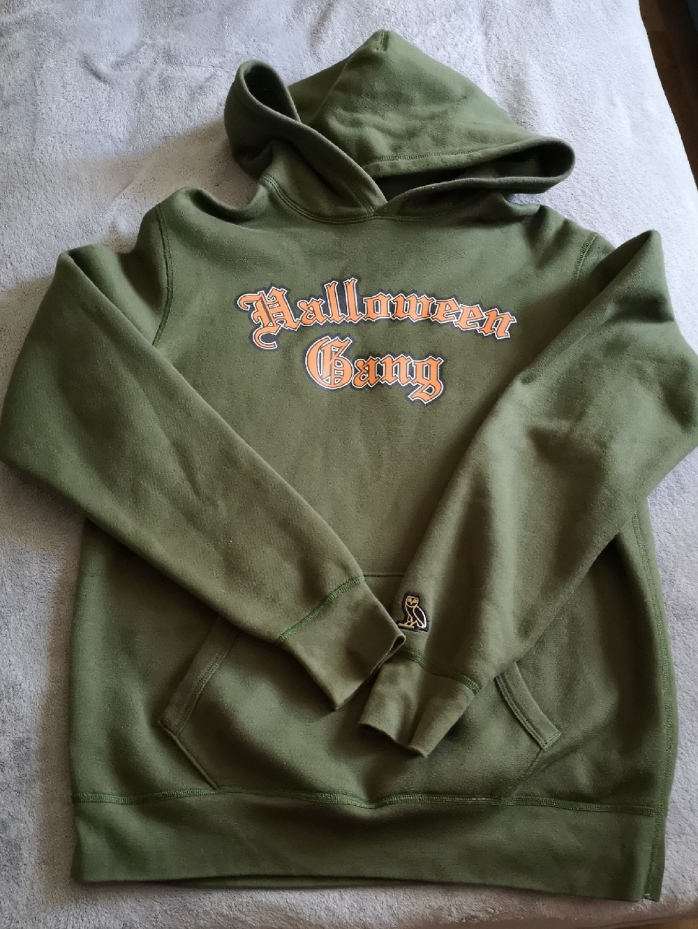 NWOT OVO October's Very Own Halloween Gang Green Hoodie Men's Medium Canada